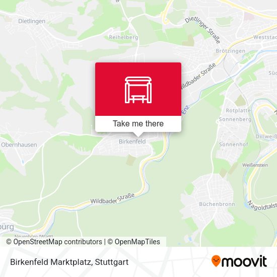 Birkenfeld Marktplatz map
