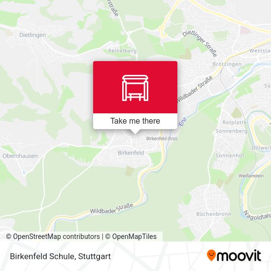 Карта Birkenfeld Schule
