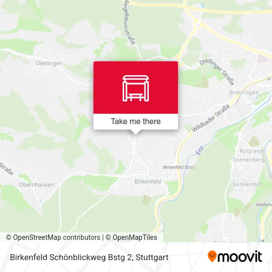 Карта Birkenfeld Schönblickweg Bstg 2