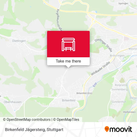 Карта Birkenfeld Jägersteig