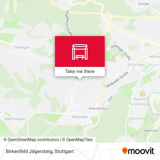 Карта Birkenfeld Jägersteig