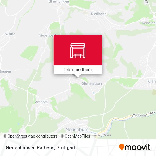 Gräfenhausen Rathaus map