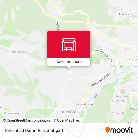 Карта Birkenfeld Dammfeld
