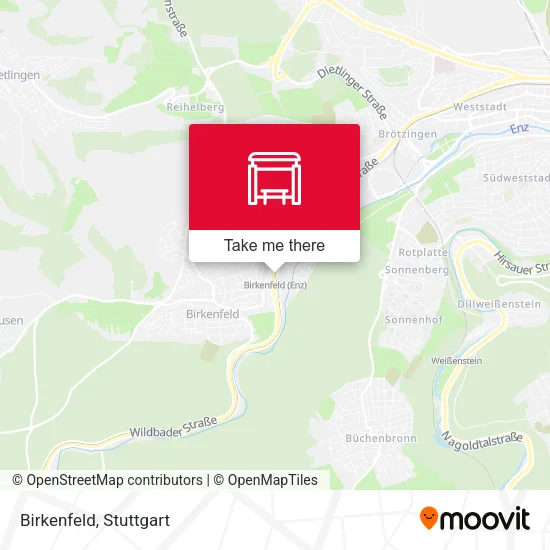 Карта Birkenfeld