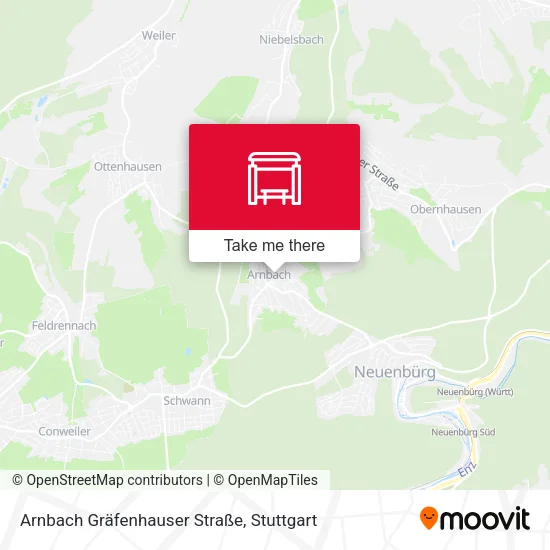 Карта Arnbach Gräfenhauser Straße