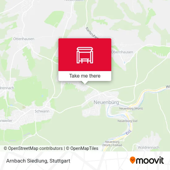 Карта Arnbach Siedlung