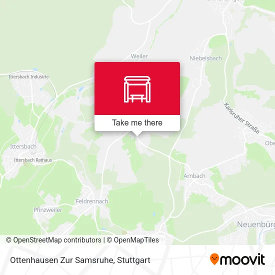 Карта Ottenhausen Zur Samsruhe