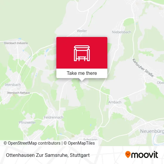 Карта Ottenhausen Zur Samsruhe