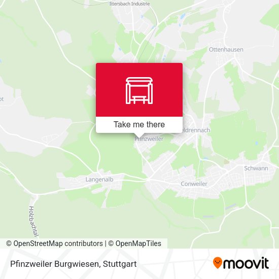 Pfinzweiler Burgwiesen map