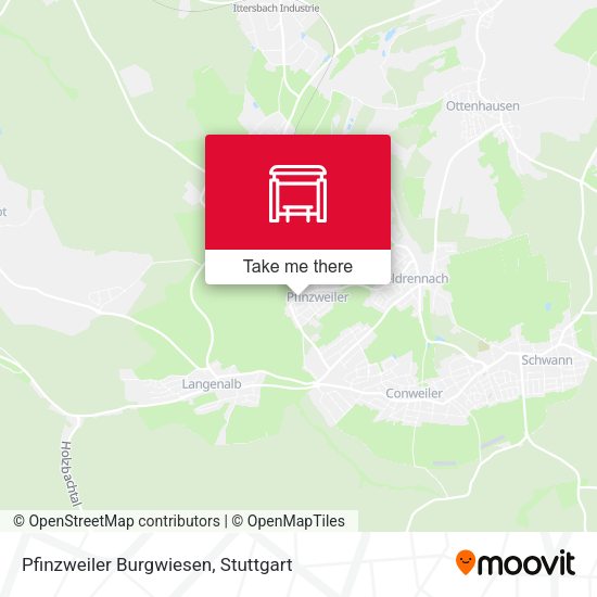 Pfinzweiler Burgwiesen map