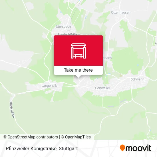 Карта Pfinzweiler Königstraße