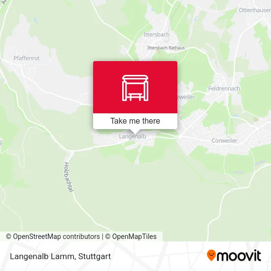 Карта Langenalb Lamm