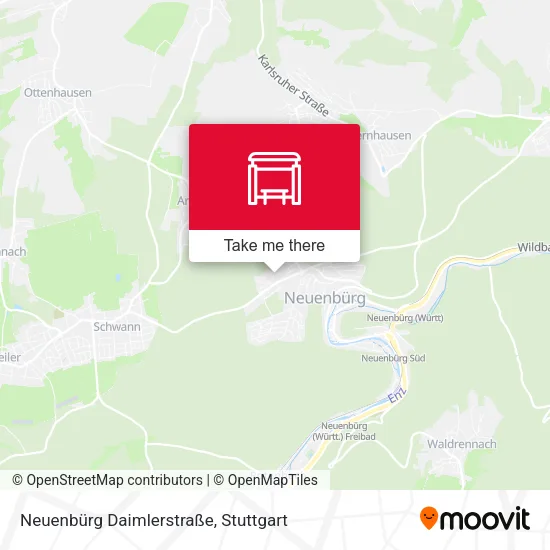Карта Neuenbürg Daimlerstraße
