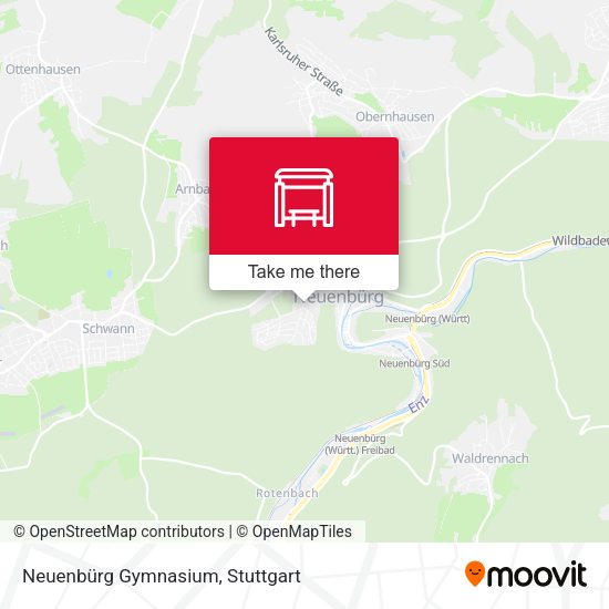 Neuenbürg Gymnasium map