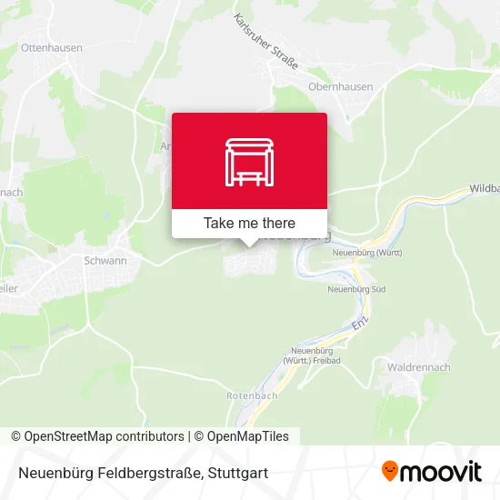 Карта Neuenbürg Feldbergstraße