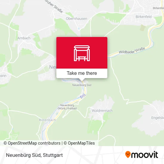Карта Neuenbürg Süd