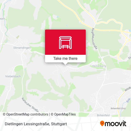 Dietlingen Lessingstraße map