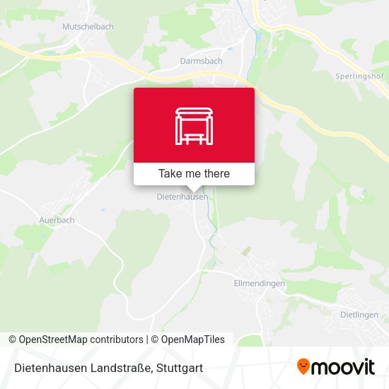 Dietenhausen Landstraße map
