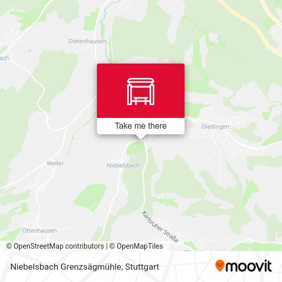 Niebelsbach Grenzsägmühle map