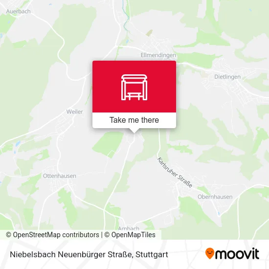 Карта Niebelsbach Neuenbürger Straße