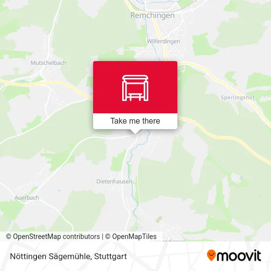 Карта Nöttingen Sägemühle