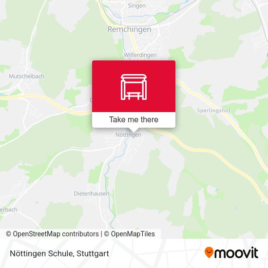 Nöttingen Schule map