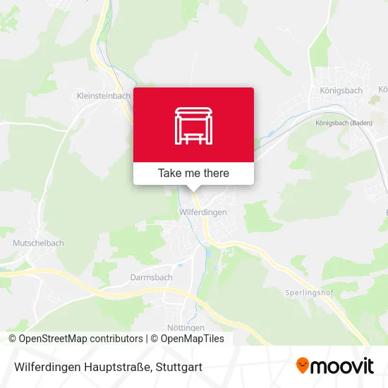 Карта Wilferdingen Hauptstraße