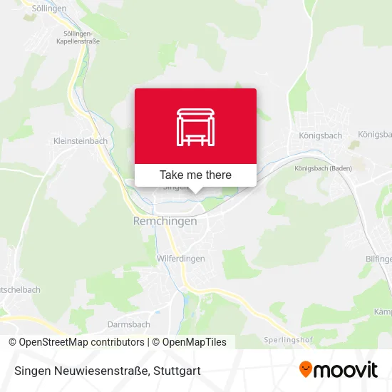 Карта Singen Neuwiesenstraße