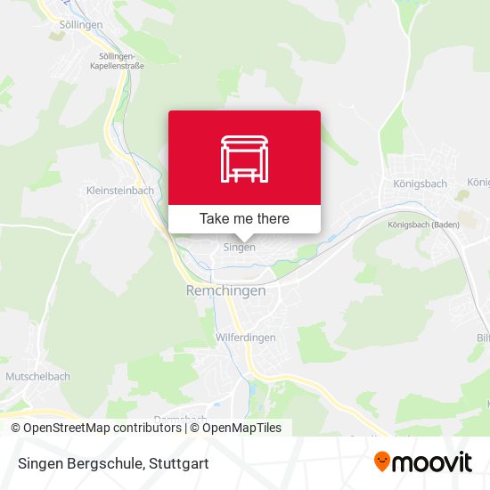 Singen Bergschule map