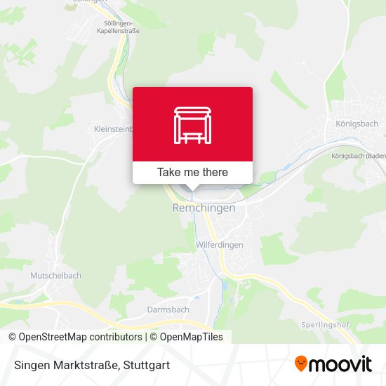 Singen Marktstraße map