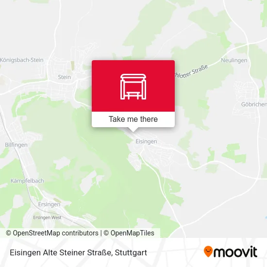 Карта Eisingen Alte Steiner Straße