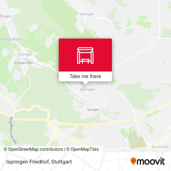 Карта Ispringen Friedhof