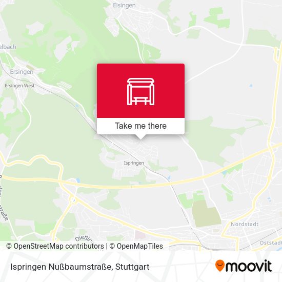Карта Ispringen Nußbaumstraße