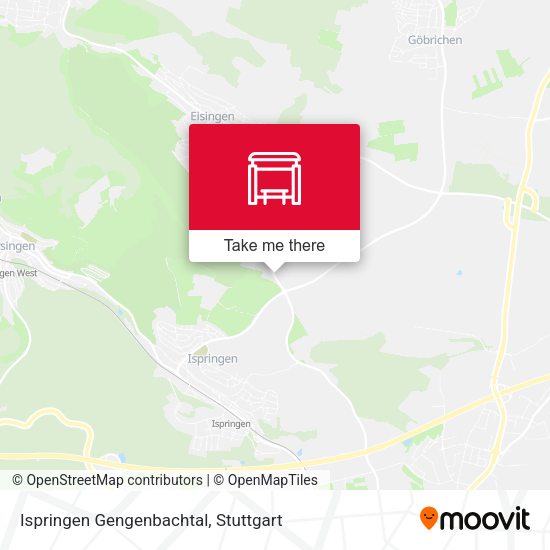Ispringen Gengenbachtal map