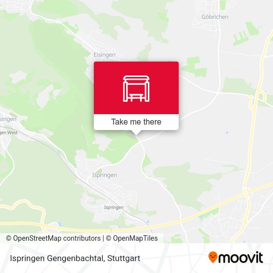 Ispringen Gengenbachtal map