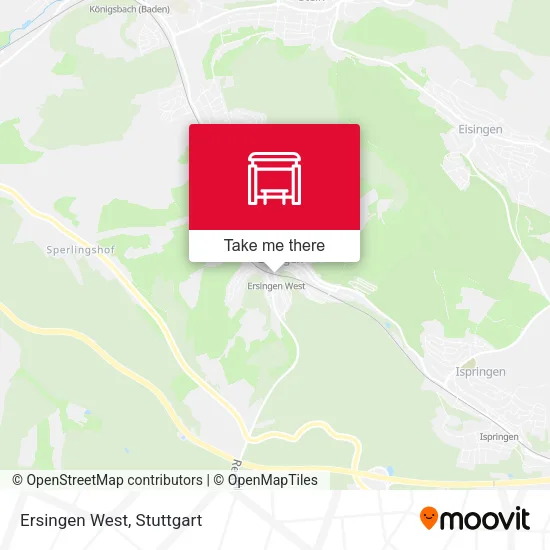 Карта Ersingen West