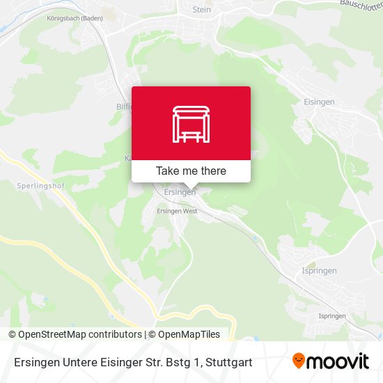 Ersingen Untere Eisinger Str. Bstg 1 map