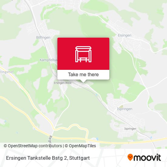 Ersingen Tankstelle Bstg 2 map