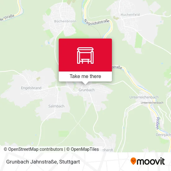 Карта Grunbach Jahnstraße