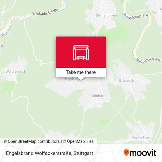 Карта Engelsbrand Wolfackerstraße