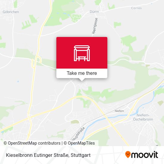 Kieselbronn Eutinger Straße map