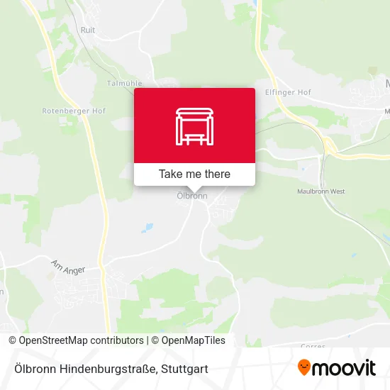 Карта Ölbronn Hindenburgstraße