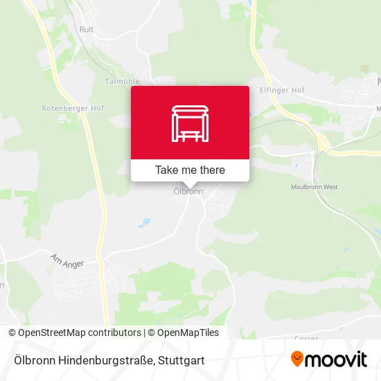 Карта Ölbronn Hindenburgstraße