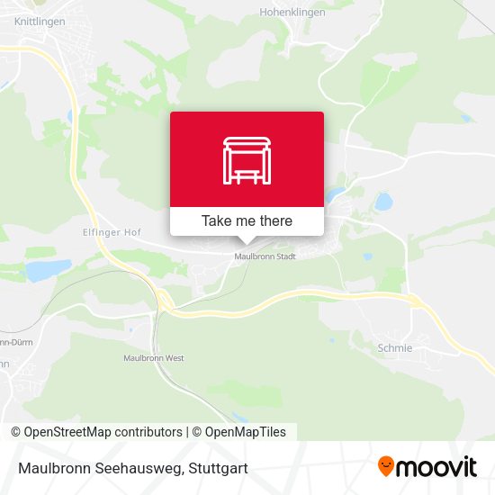 Maulbronn Seehausweg map