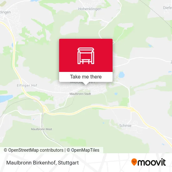 Карта Maulbronn Birkenhof