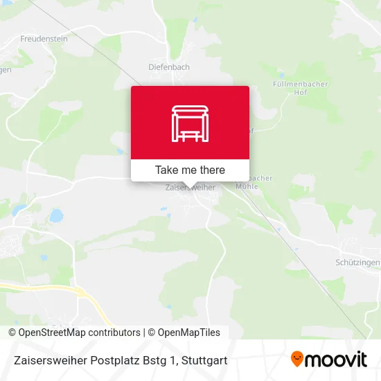 Карта Zaisersweiher Postplatz Bstg 1