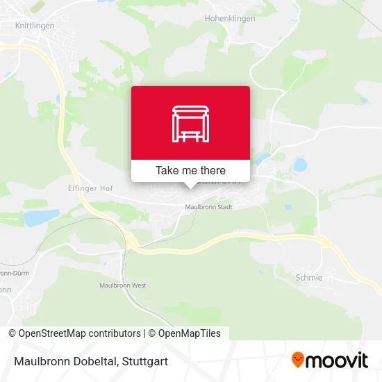 Карта Maulbronn Dobeltal