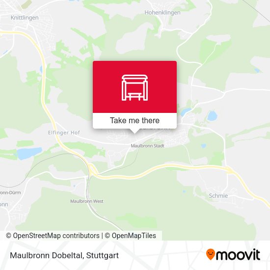 Карта Maulbronn Dobeltal