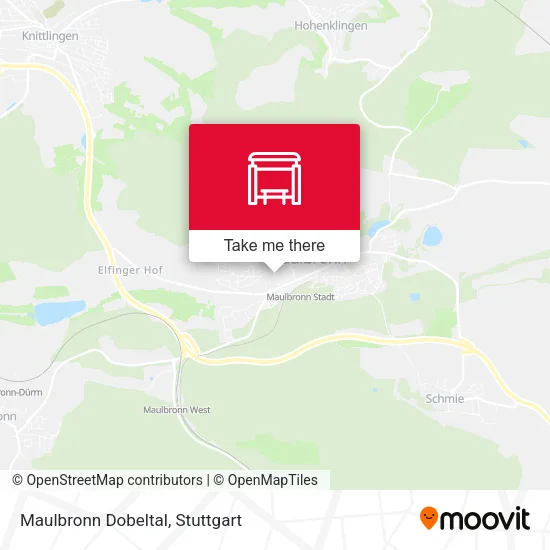 Карта Maulbronn Dobeltal