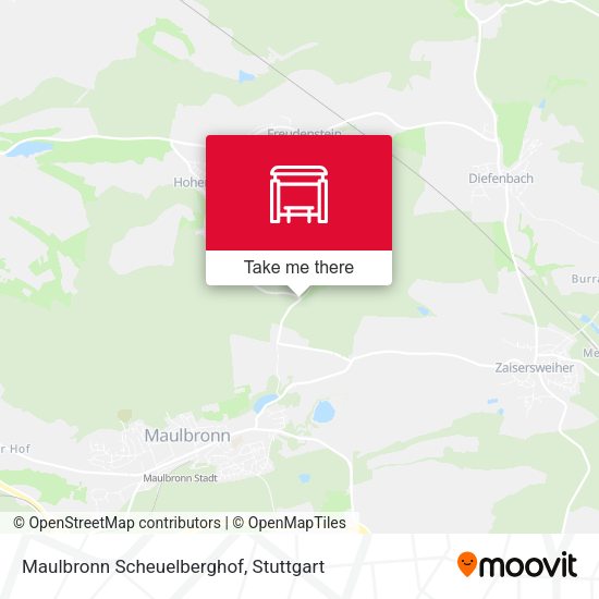 Карта Maulbronn Scheuelberghof